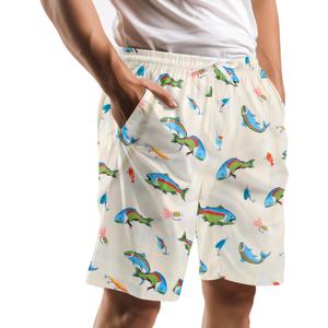 Vogseek Pajama Shorts for Men, Men's Pajama Bottoms, Sleep wear Pjs Pants (XXL)