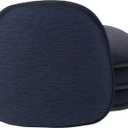 Klear Vu Gripper Non-Slip Mid Century Modern Shell Chair Cushion, Assembled in USA, Extra Thick Fill, Omega Upholstery Fabric, Set of 4 for Dining Room and Kitchen, 4 Count (Pack of 1), Indigo