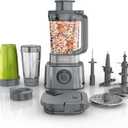 Ninja Blender & Food Processor Combo, Foodi Power Blender System for Smoothies, Bowls, Spreads & Shakes, 6 Functions, 72-oz Pitcher, To-Go Cups, Silver, SS401