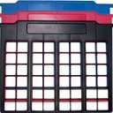 Advantus Letter Size Hanging File Folder Divider, File Organizer for Office, Home, or School, Red, Blue, and Black, 3 Count