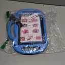 SUPLIK Kids Case for iPad 5th/6th Generation (9.7 inch, 2017/2018), iPad Air 1 & Air 2 & Pro 9.7 Kids Case with Shoulder Strap Handle Stand for iPad 5/6 & iPad Air 1st/2nd Gen, Blue