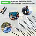 1PCSX14.4 Feet Length(4.4M)Tent Pole,Kids Tent Replacement Poles for Kids 8mm Hiking and Camping TarpSuitable for All Kinds of Outdoor Camping Tent11Poles Included (1PCSX14.4 Feet Length)