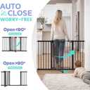 Sekey Baby Gate for Stairs, 30-57" Extra Wide No Drilling Dog Gate