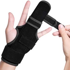 Trigger Finger Splint: Support the Middle, Index, little or Ring Finger, Hand Splint Brace-Treating Hand Fractures, Arthritis, Mallet Finger or Metacarpal Fractures (Left Hand) (Small/Medium)
