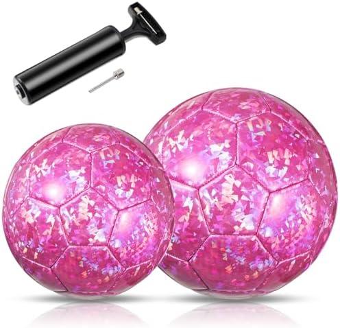 Deekin 1 Pcs Soccer Ball with Pump Size 3 Indoor Outdoor Soccer Ball for Kids Teen Adults Indoor Outdoor Sport Gift for Training