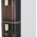 Bathroom Floor Cabinet, Narrow Bathroom Storage Cabinet, Mobile and No Installation Required, Perfect for Small Space Laundry Rooms, Toilet Areas and Living Room Gaps