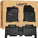 LASFIT Floor Mats for Toyota RAV4 2013-2018(Not Fit Hybrid) All Weather TPE Mats Custom Fit Floor Liner for Toyota RAV 4 LE/XLE/SE/Limited/Adventure Front and Rear 2 Row Car Mats,Black