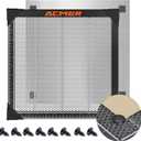 ACMER Honeycomb Laser Bed, Honeycomb Working Table with Aluminum Panel, Cutting Table for Laser Engraver Cutting Machine, Fast Heat Dissipation and Desktop Protection 440x440