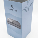 Luxclub Cooling Comforter for Bed, Soft Fabric, Twin, 66" X 88", White, Breathable Comforter for Hot Sleepers