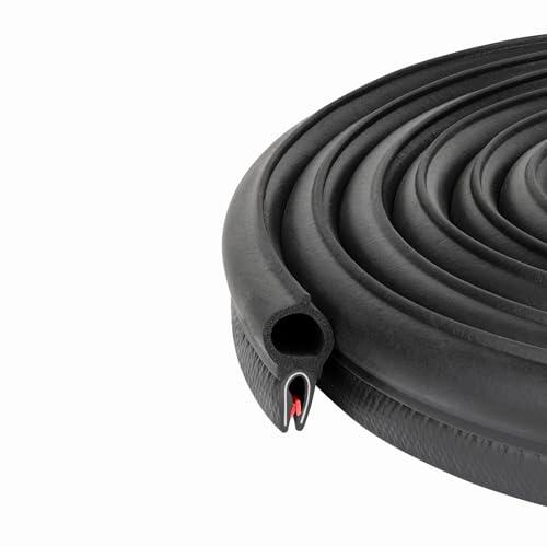 Vertical Bulb Trim Seal Bulb Height: 45/64" Edge Thickness: 1/64" to 9/64" (13 Feet)