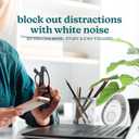 Homedics White Noise Sound Machine, Small Travel Sound Machine with 4 Relaxing Nature Sounds, Portable Sound Therapy for Home, Office, Nursery, Auto-Off Timer, by Homedics