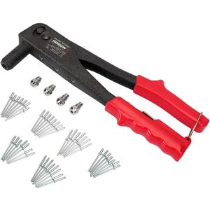 Arrow Heavy Duty Riveter Kit, Professional Pop Rivet Gun with Assorted 120 Rivets