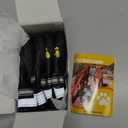 QUMY Dog Shoes for Large Dogs, Medium Dog Boots & Paw Protectors for Winter Snowy Day, Summer Hot Pavement, Water-Resistant in Rainy Weather, Outdoor Walking, Indoor Hardfloors Skid-Resistant Sole (Size 6: 2.6''x3.0''(W*L) (Pack of 4))