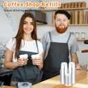 Baderke 50 Pcs Round Bottom Plastic Cups with Sip Lids Clear Disposable Iced Coffee Cups for Smoothie Cold Beverage Coffee Shops and Party Catering(12 oz,Clear)