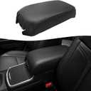 KBH Center Console Cover Replacement for Dodge Charger, Chrysler 300 2011-2020, Vinyl Leather Armrest Skin Upholstery, Anti-Scratch, Black