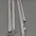 Over The Door Clothes Hanger Rack Foldable Space-Saving Over The Door Hooks for Laundry Drying Bathroom Towels & Home Office(White)