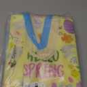 Clysee 18 Pcs Easter Gift Bags 10.2" x 8.3" Non Woven Easter Tote Bags with Handle Large Easter Bulk Treat Bags for Easter Holiday