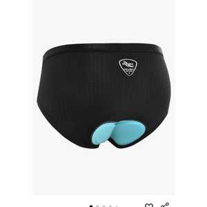 NOOYME Women Bike Underwear Gel 3D Padded Printed Design Bicycle Briefs Cycling Underwear Shorts Size S