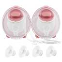 Momcozy Milk Collection Cups Only for Momcozy V1 Pro/V2 Pro, 2 Pack (Transparent)