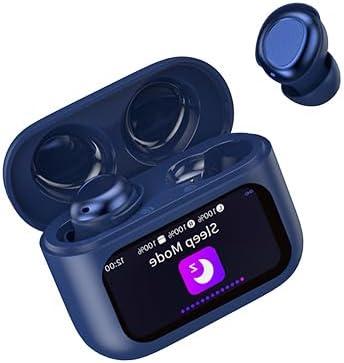 Sleep Earbuds Light-Weight Headphones, 48H Playtime with Charging Case, Mini Sleep Headphones Bluetooth in Ear Small Design for Side Sleepers, Dark blue