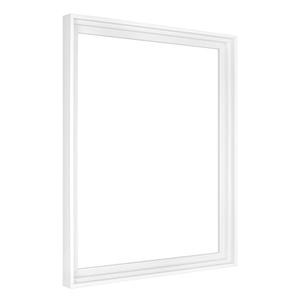 MCS Canvas Float Frames 16x20 Frame, White Frame for Finished Canvases, Vertical & Horizontal Wall Hanging Large Frame with Adhesive for Canvas Paintings (1-Pack)