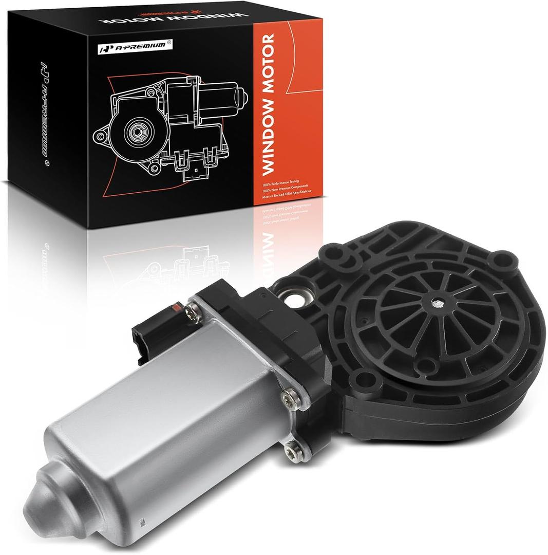 A-Premium Power Window Lift Motor Compatible with Ford Explorer 2002-2006, Expedition & Lincoln Aviator & Mercury Mountaineer, 2 Pins Only Without Anti-Clip Fuction, Replace# 1L2Z7823394AA