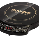 Nuwave Gold Precision Induction Cooktop, Portable, Powerful with Large 8” Heating Coil,100°F to 575°F, 3 Wattage Settings, 12” Heat-Resistant Cooking Surface