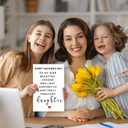 2 x Happy Mother's Day Card for Daughter, Daughter Mothers Day Gift from Mother, Heartfelt Mothers Day Card for Daughter (47)