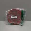 Hand Exercise Webs for Physical Therapy, Hand Grip Strengthener, Finger Exerciser, Portable Size, Latex Free, 7" Diameter (Medium-Red)