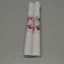 2 x Easter Window Clings, 12"x35", 2-Pack Large Bunny & Egg Static Stickers, Extra Wide Spring Decals with Bonus Colorful Egg Stickers for Glass Door Home