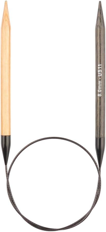 Knitters Pride Day & Nite Fixed Circular Needles 16"" (40cm)  US Size 11 (8mm)