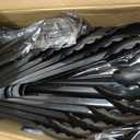 45Pcs Plastic Serving Utensils Set Black Disposable Serving Spoons Tongs Forks for Serving Food Heavy Duty Large Serving Utensils Supplies for Parties Buffet Restaurant Dinner