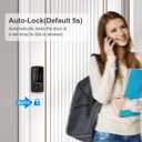 Smart Door Lock,Keyless Entry Door Lock for Front Door,Security Smart Deadbolt with Touchscreen Keypad,App Remote Control Fingerprint