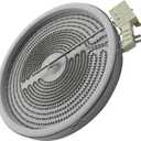 316555800 W10823692 9"/6"Dual Range Radiant Surface Element 2500W/1200W Fits for Whirlpool Frigidaire Kenmore Samsung Stove Replaces 316224300, 316418400, 316418401, 318198932, WPW10275049
