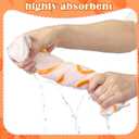 4 Pcs Fall Hand Towels for Bathroom 13 x 29'' Soft 100% Cotton Orange Bow Face Towel Thanksgiving Kitchen Decor Absorbent Preppy Bathroom Decor Bridal Shower Wedding Gift