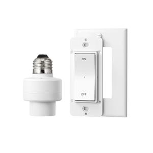 DEWENWILS Remote Control Light Socket, E26/ E27 Base, Programmable & Expandable, No Wiring Needed, Wireless Light Sockets for Bedroom, Stair, Closet, Garage