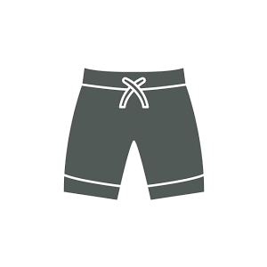 Man Shorts Black XL