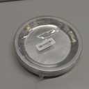 WELLIFE 9 Inch Plastic Plates Clear 50 Count Disposable Plate for Party, Dessert Plates for Dinner Cake Salad Supplies Birthday