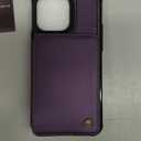 Vinich for iPhone 16 Pro Max Wallet Case with Card Holder, RFID Blocking Credit Slots Kickstand Shockproof Phone Cover Fit for iPhone 16 Pro Max 6.9" Purple