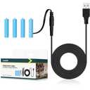 Lenink Power Supply Cable for AAA Battery, Replace AAA Battery