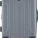 Travelers Club Chicago Hardside Expandable Spinner Luggage, Charcoal, 20" Carry-On