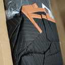 SIMPLI-MAGIC 79523 Heavy Duty Padded Moving Blankets, Black/Orange, 72” x 80”, 12 Pack