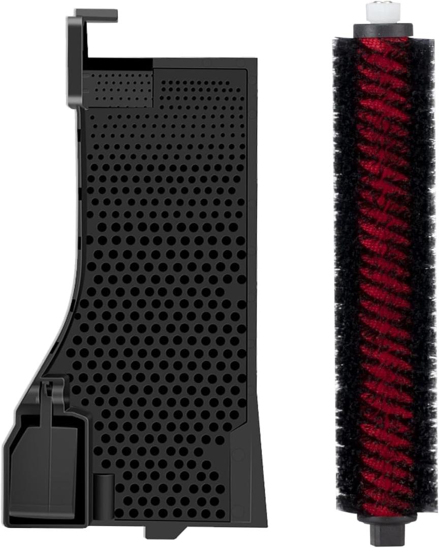 2 Pack Replacement Cleaning Tank Filter Accessories Kit for Roborock S7 MaxV Ultra  S7 Pro Ultra Vacuum Cleaner, 1 Water Filter, 1 High-Speed Cleaning Brush for Mop Washing and Dock Self-Cleaning