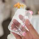 DOITOOL Mini Suitcase Candy Boxes 12 Pcs Clear Plastic Wedding Packaging Boxes Party Favor Storage Containers 3X2X1.5In (Pink)