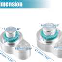 X AUTOHAUX 2 Set Rear AC Air Conditioning Block Off Cap Kit for Ford Expedition 2007-2016 for Ford Explorer 2011-2016 for Lincoln MKT 2009-2016