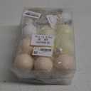 24 Pcs Neutral Matte Christmas Ball Ornaments 2.4 Inch Rustic Boho White Cream Beige Xmas Bulbs Ornament Vintage Xmas Baubles Modern Christmas Decor for Tree Farmhouse Holiday Decor