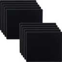 30 PCS Sublimation Mouse Pad Blanks Black Rectangular Sublimation Mouse Pads for Sublimations Transfer Heat Press Printing DIY Crafts, 24 x 20 x 0.2cm