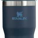 Stanley IceFlow Flip Straw Tumbler with Handle 20 oz | Twist On Lid and Flip Up Straw | Leak Resistant Water Bottle | Insulated Stainless Steel |BPA-Free | Navy