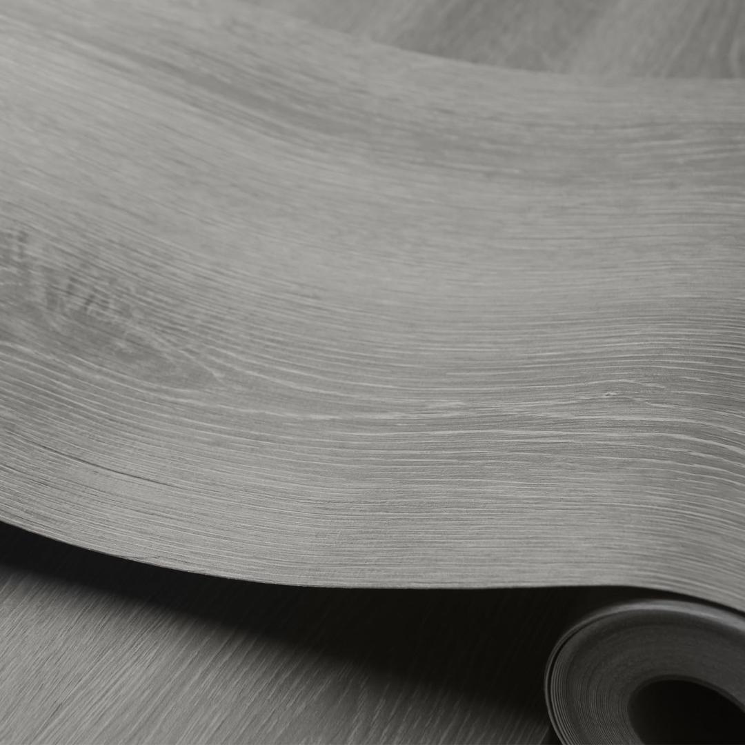 Wood Grain Peel and Stick Floor Tiles  11.8 Width, Full Roll Length of 118"  Versatile Design for Any Space, Ashline Rustic Self Adhesive Vinyl Flooring, Waterproof and Non-Slip Features