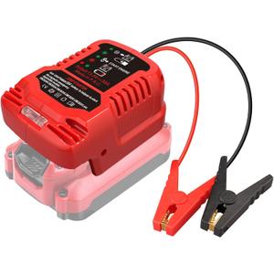 For Craftsman V20 Battery Jumper Starter for 12V Car Auxiliary, with 11AWG Cable and Clamp Kit (Adapter Only, no Battery)